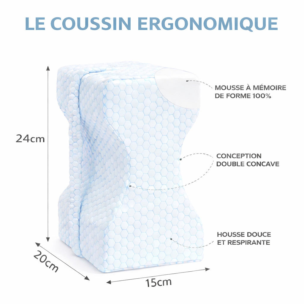 Coussin ergonomique pour genoux